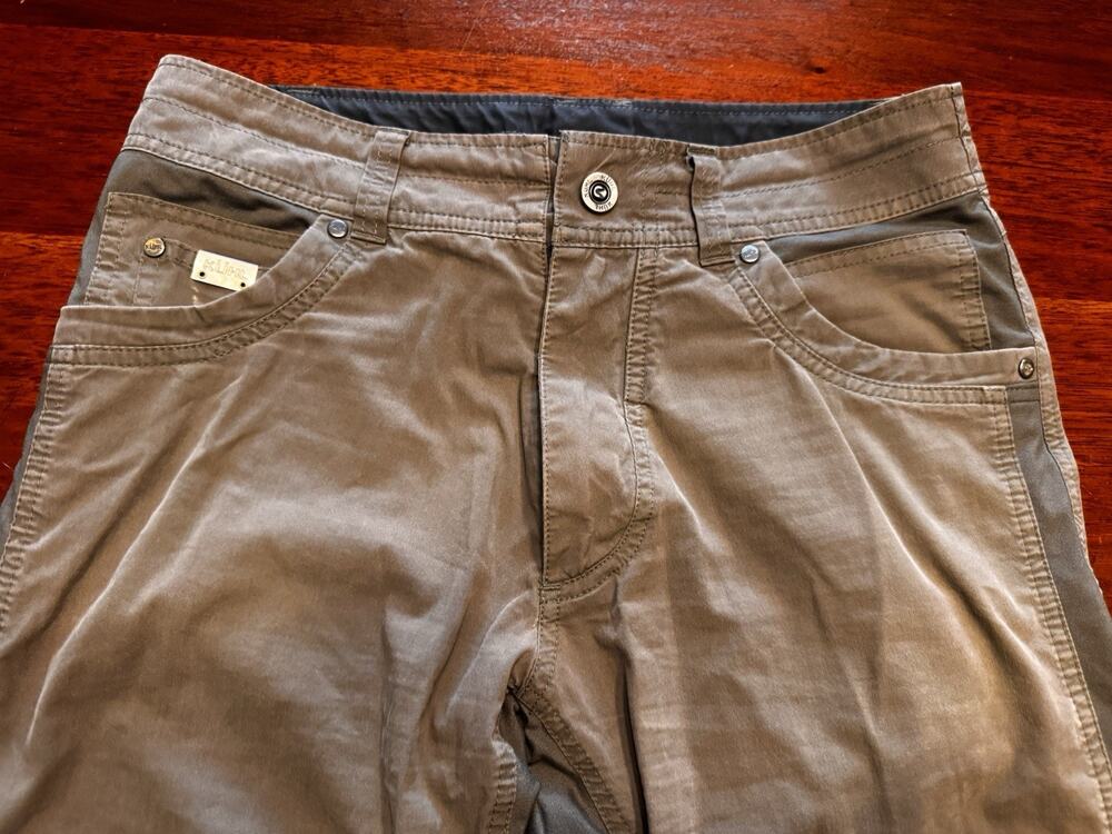 Kuhl Radikl Pants 30x34 Dark Green Hiking Vented